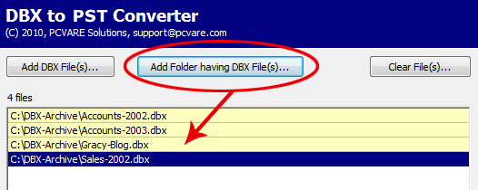 Batch Convert DBX to PST with Batch DBX to PST Converter