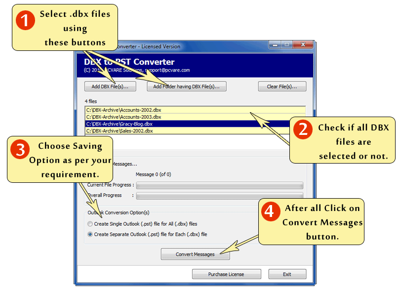 DBX to PST Converter