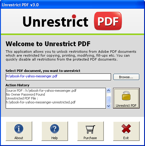 Bypass PDF Password Protection software