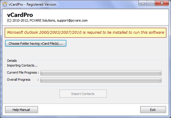 vCard to Outlook Converter 4.1.5 full