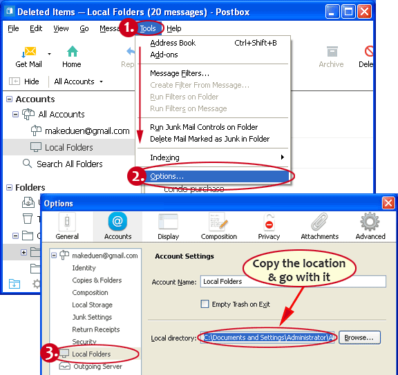 Export Postbox To Outlook Pst — Postbox Email Export 9695